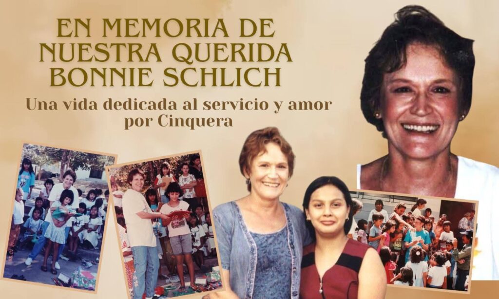 Realizan homenaje póstumo en memoria de Bonnie Schlich, en Cinquera